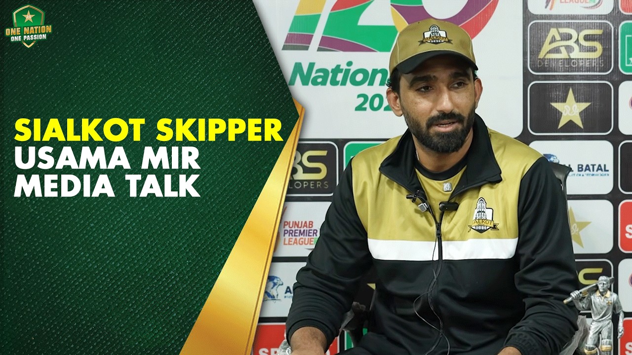 Sialkot skipper Usama Mir Media Talk | Match 11 | ABS Developers National T20 Cup 2026