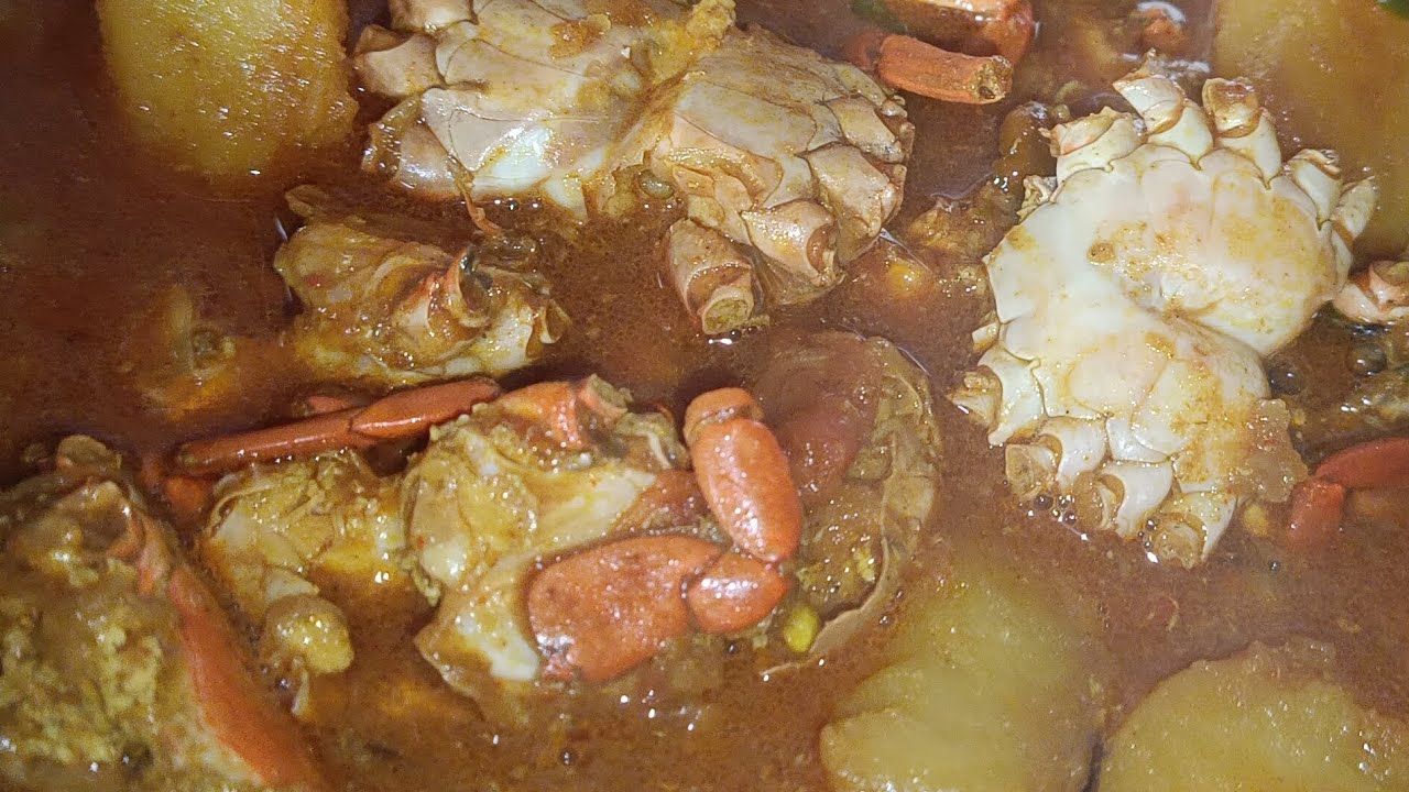 আলু দিয়ে কাঁকড়া ঝাল রেসিপি//Kakra Ranna Recipe//Crab recipe Bengali style