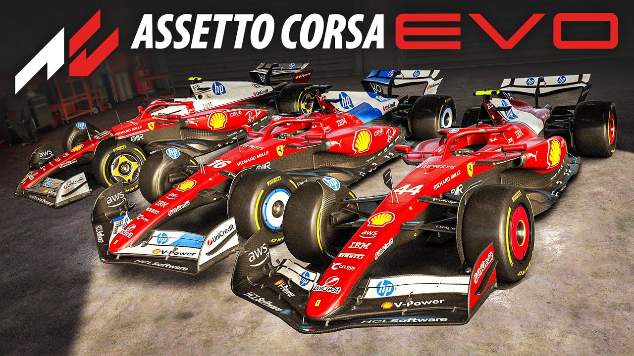НОВЫЙ Ferrari SF-25 для Assetto Corsa EVO БЕЗУМЕН!
