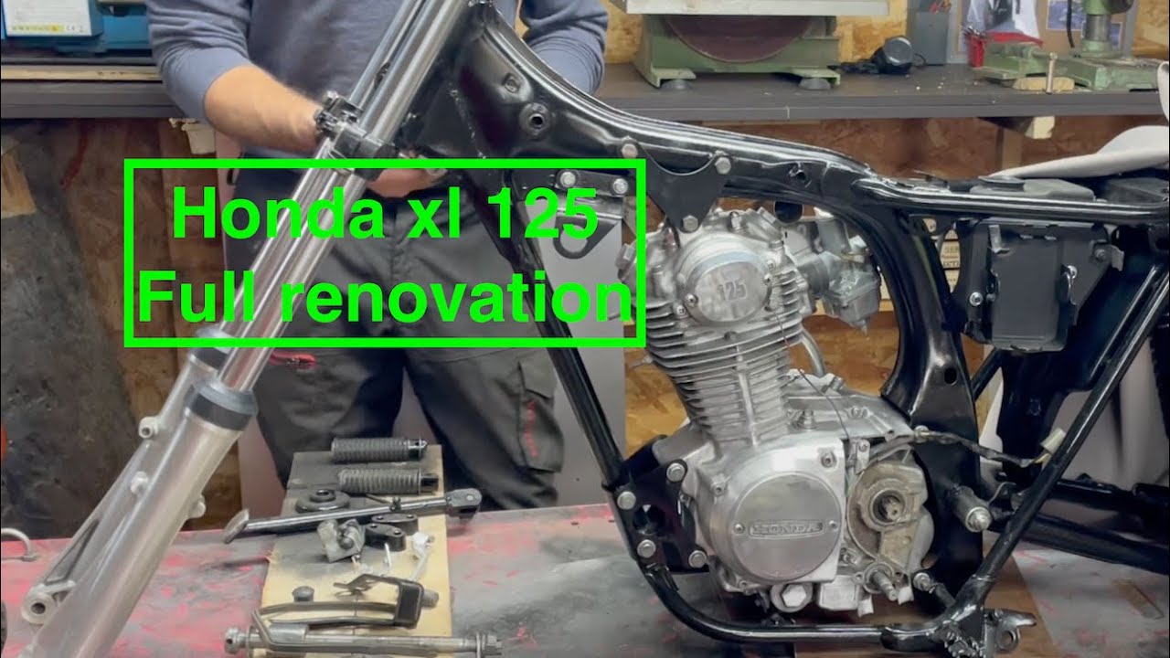 Honda XL 125, échappement, freins : tout refait ! ( Épisode 5)
