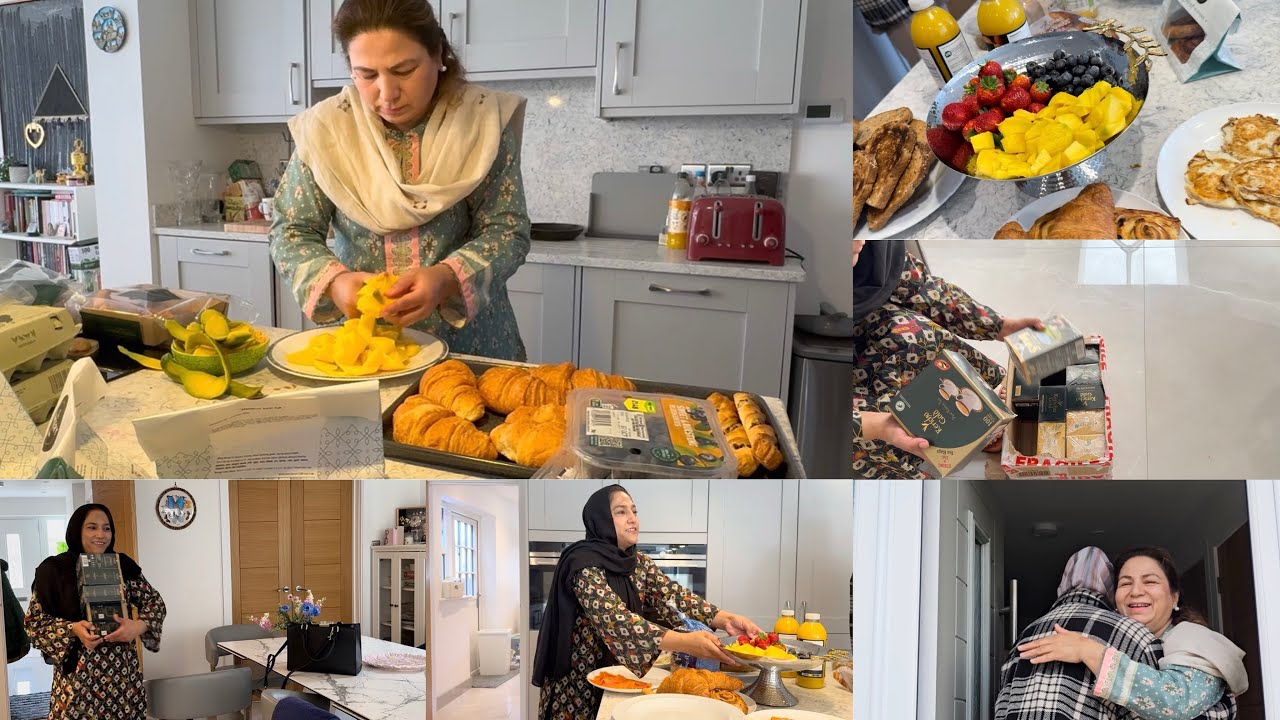 Ajj kithni kushi milli || kushi key ansoo. Family breakfast and surprise 😮 
