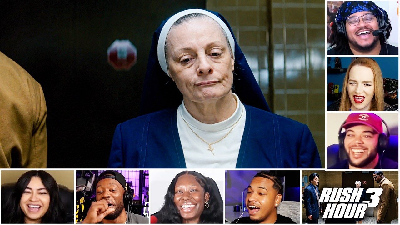 Reactors Reaction To Sister Agnes... ANYTIME BROTHER! | Rush Hour 3 (2007) Movie Reaction