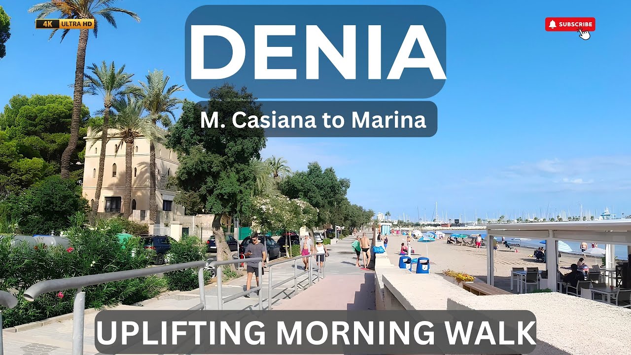 Inspiring Morning Walk in Denia –  Explore Marineta Casiana to Denia Marina 🌴