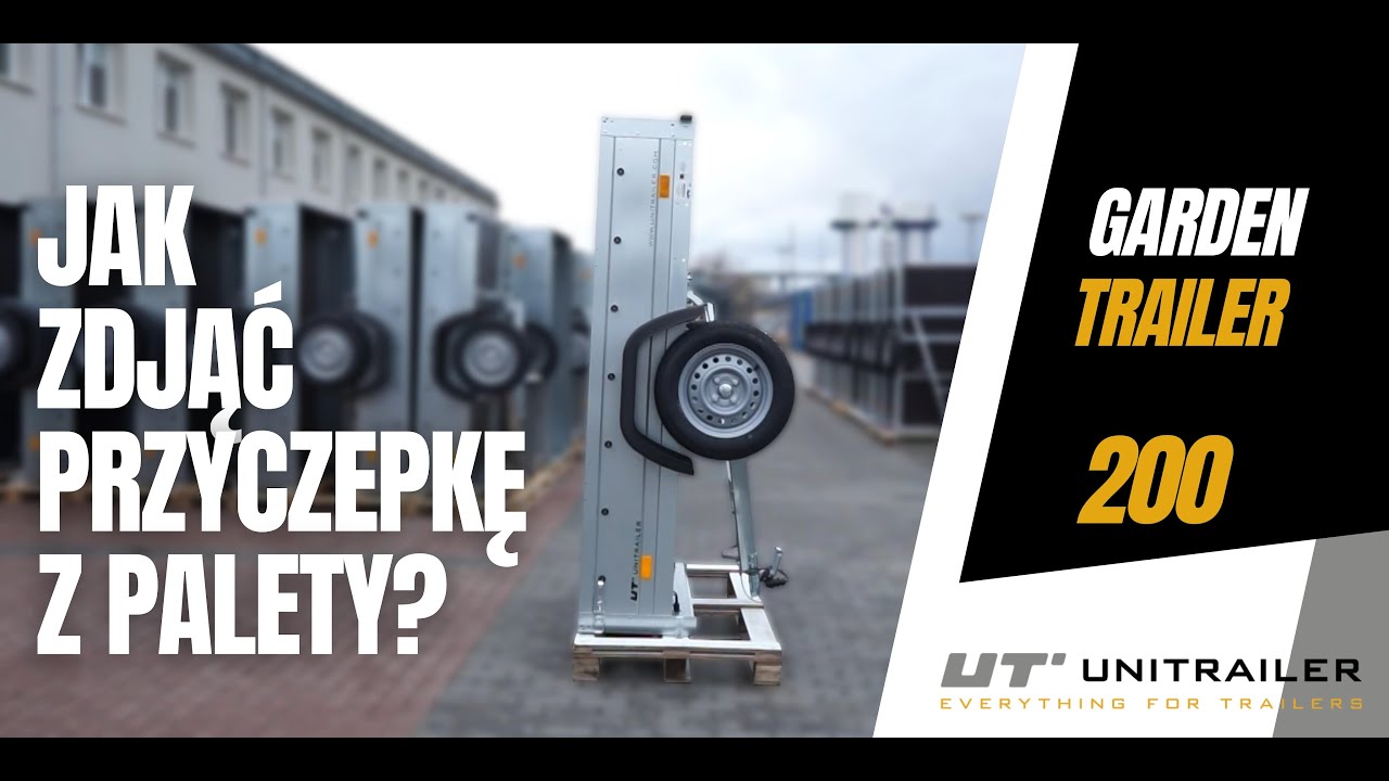 How to remove the trailer from the pallet?