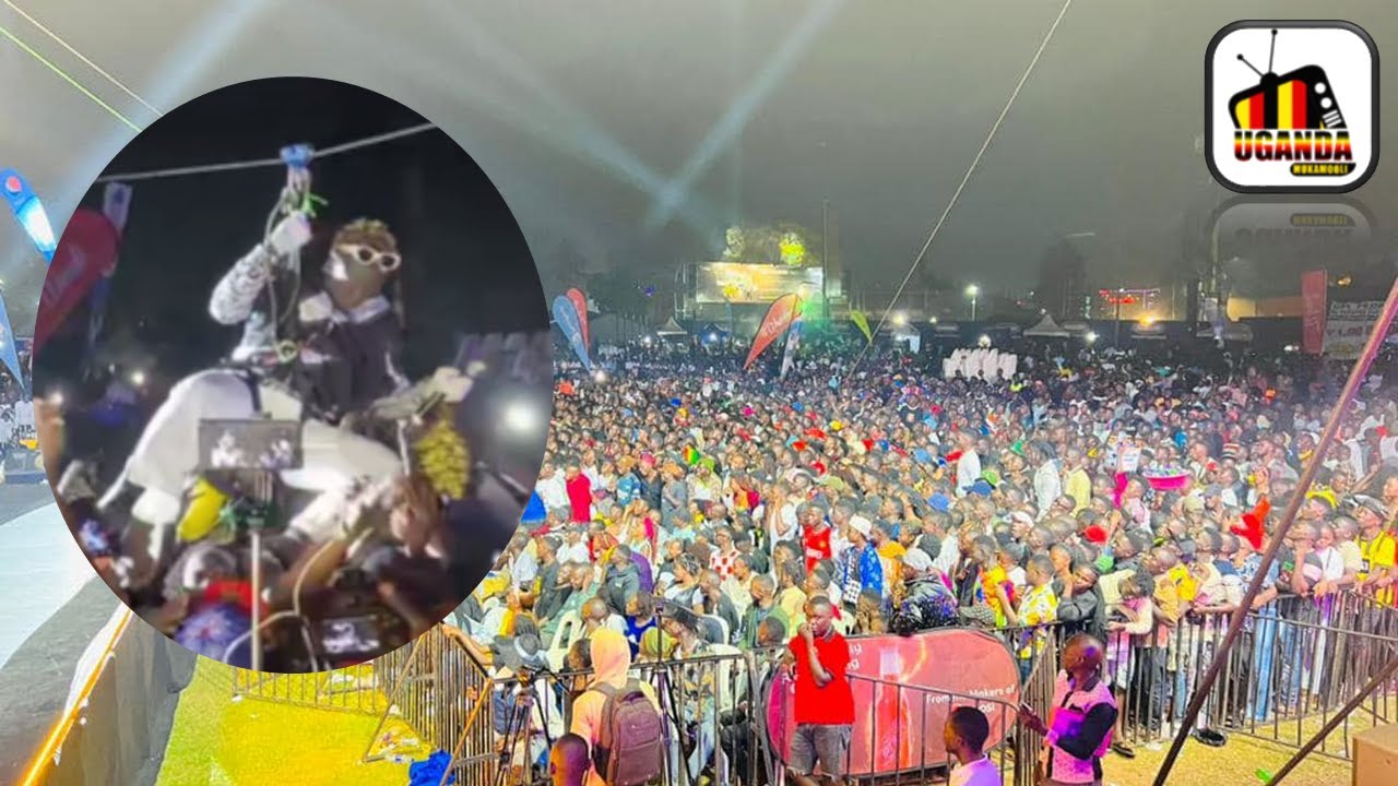 Okwepicha Concert : Gravity Omutujju's Magical Entrance At Lugogo Cricket Oval !!