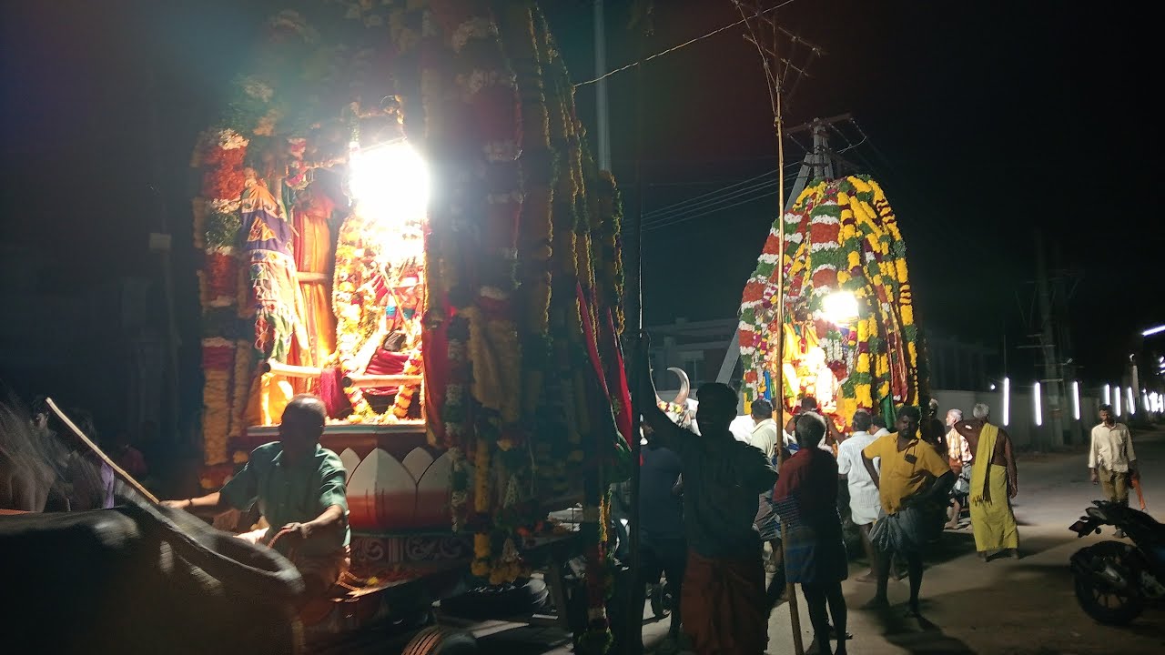 🔴அக்ரஹாரம் - மாசி தேரோட்டம்  நம்ம முசிறி அழகு நாச்சியம்மன் கோயில்