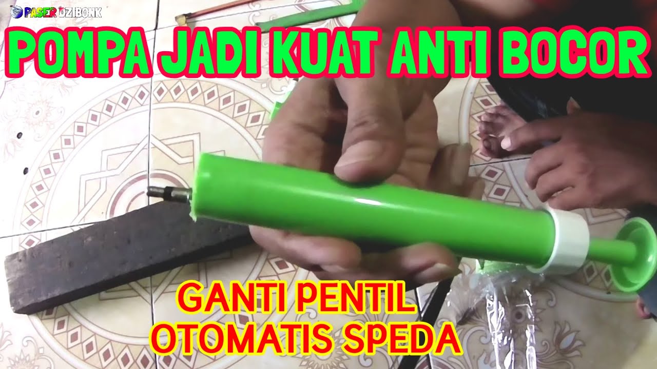 ANTI BOCOR GANTI KELEP POMPA PAKE PENTIL OTOMATIS SPEDA JADI JOSS ANTI BOCOR