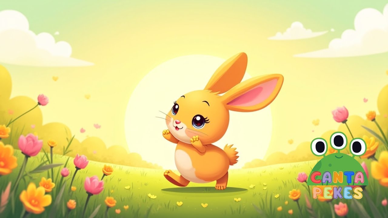 🐰🎶 Hop Hop Coelhinho | Música Infantil Ativa para Crianças 👣🌈