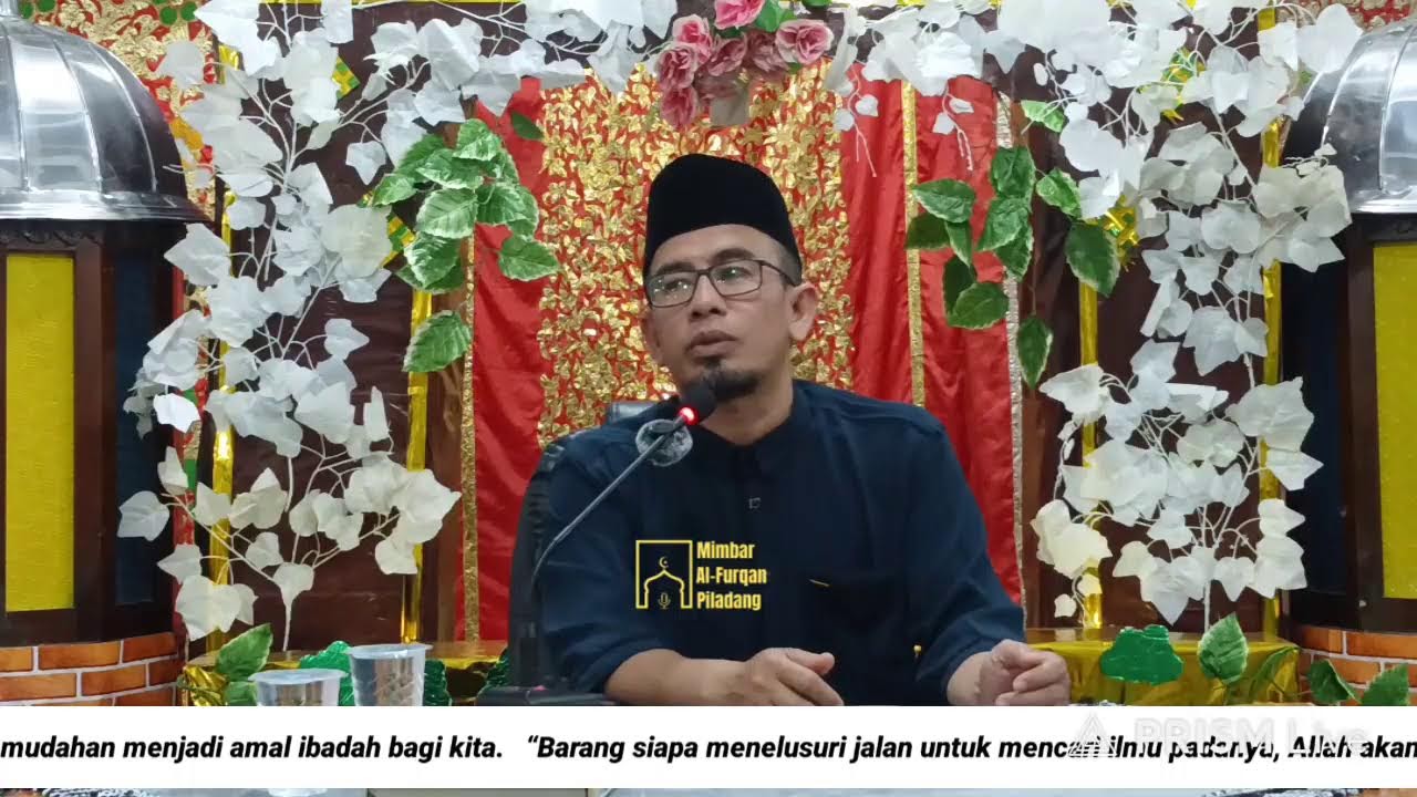 Kajian Malam Ramadhan Bersama Ustadz Hidayatus Shadri.S.Pdi