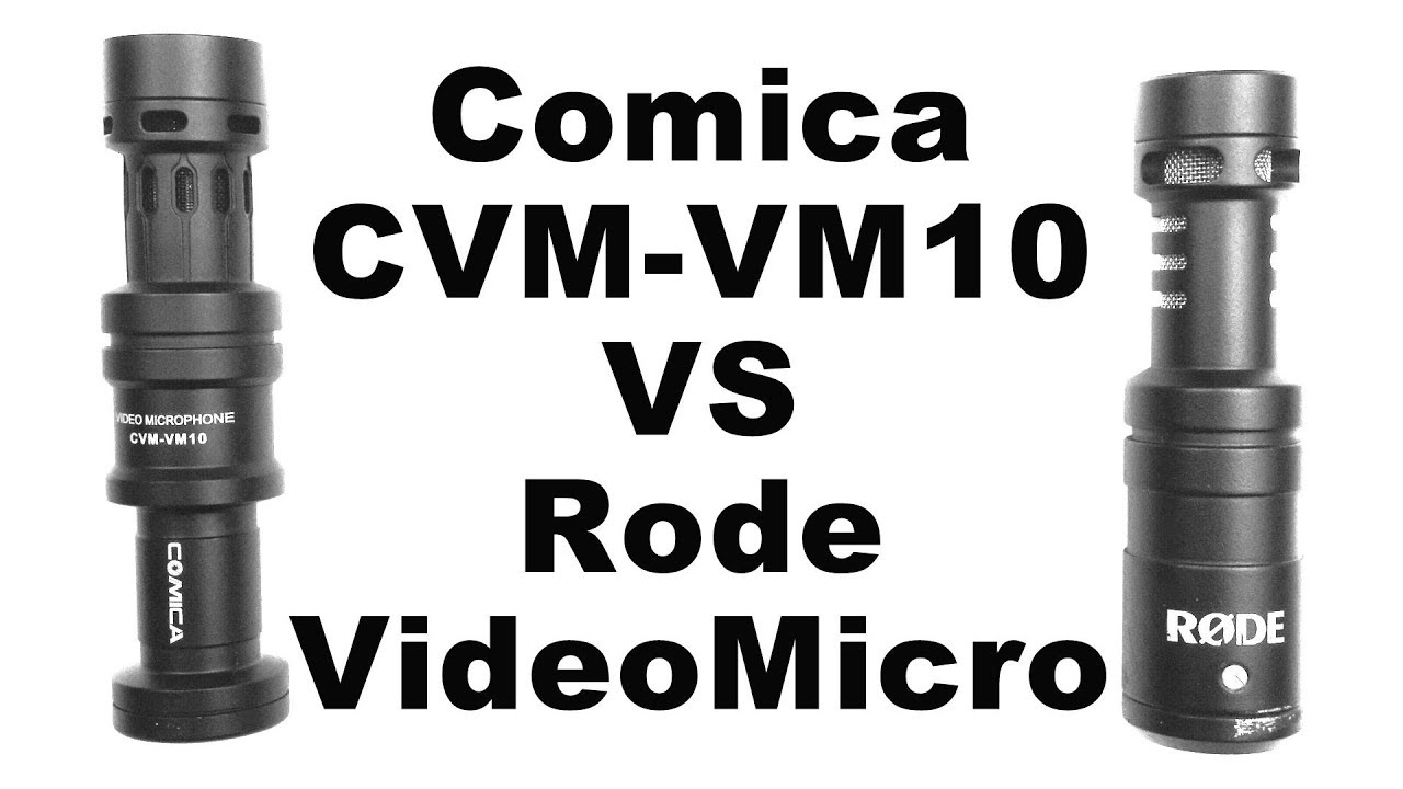 Best Vlogging Microphone Rode VideoMicro VS Comica CVM-VM10 External Video Mic - Which One Is Best?