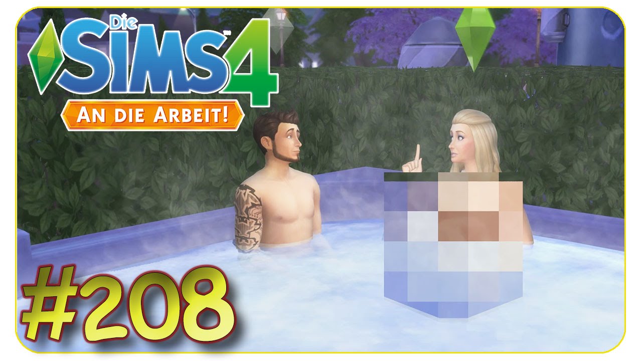 Nette Gespräche im Whirlpool #208 Die Sims 4 An die Arbeit - Gameplay - Let's Play The Sims 4