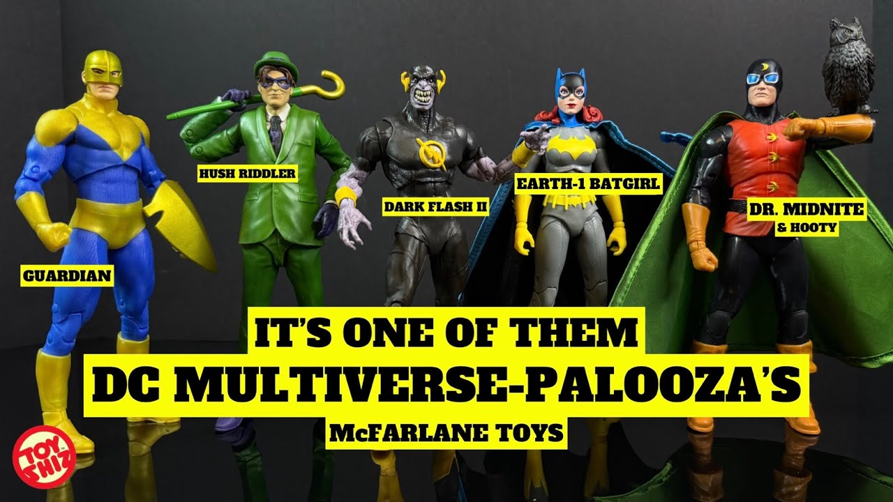 2025 DC MULTIVERS-PALOOZA! (Тишина, Загадочник, Бэтгёрл, Страж и многое другое | Игрушки McFarlane