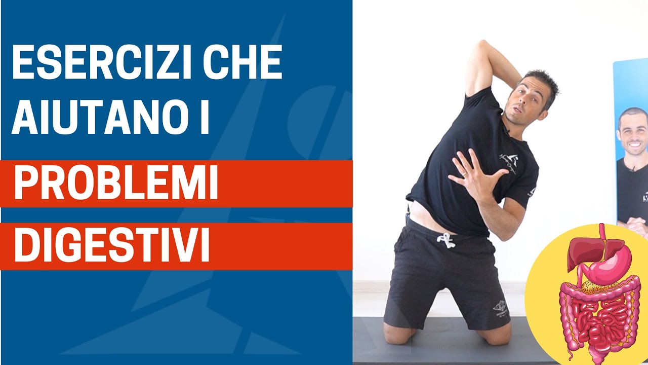 ESERCIZI per aiutare i PROBLEMI DI DIGESTIONE (gonfiori, meteorismo ecc..)
