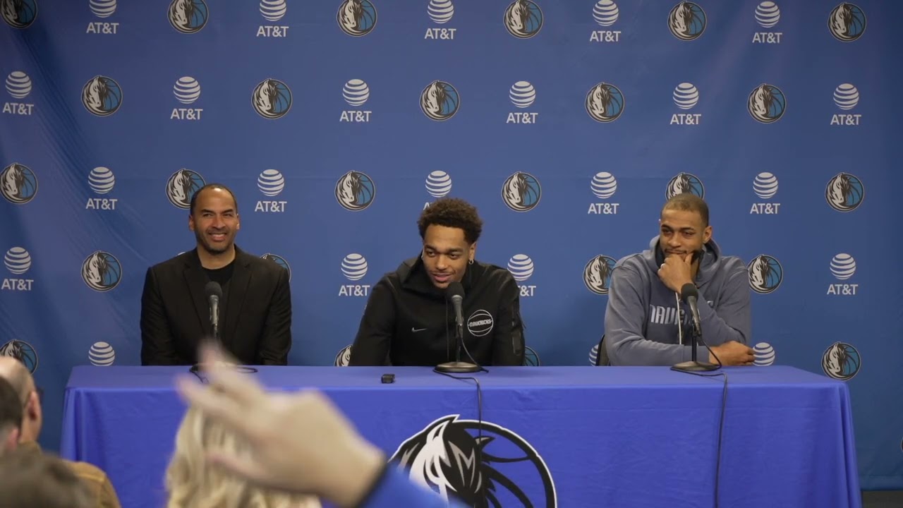 Dallas Mavs Intro Presser for PJ Washington & Daniel Gafford