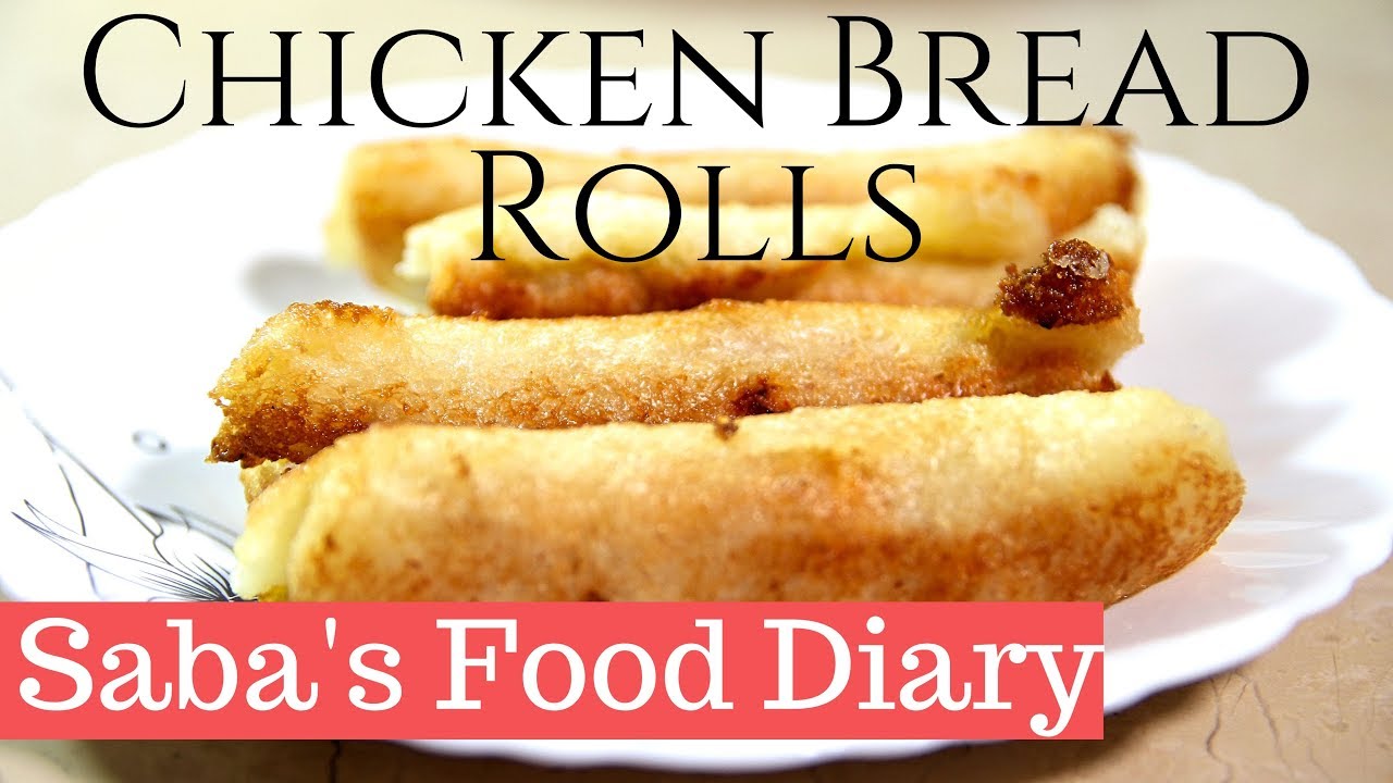 Chicken Bread Rolls | Delicious Home Cooking | Saba's Food Diary