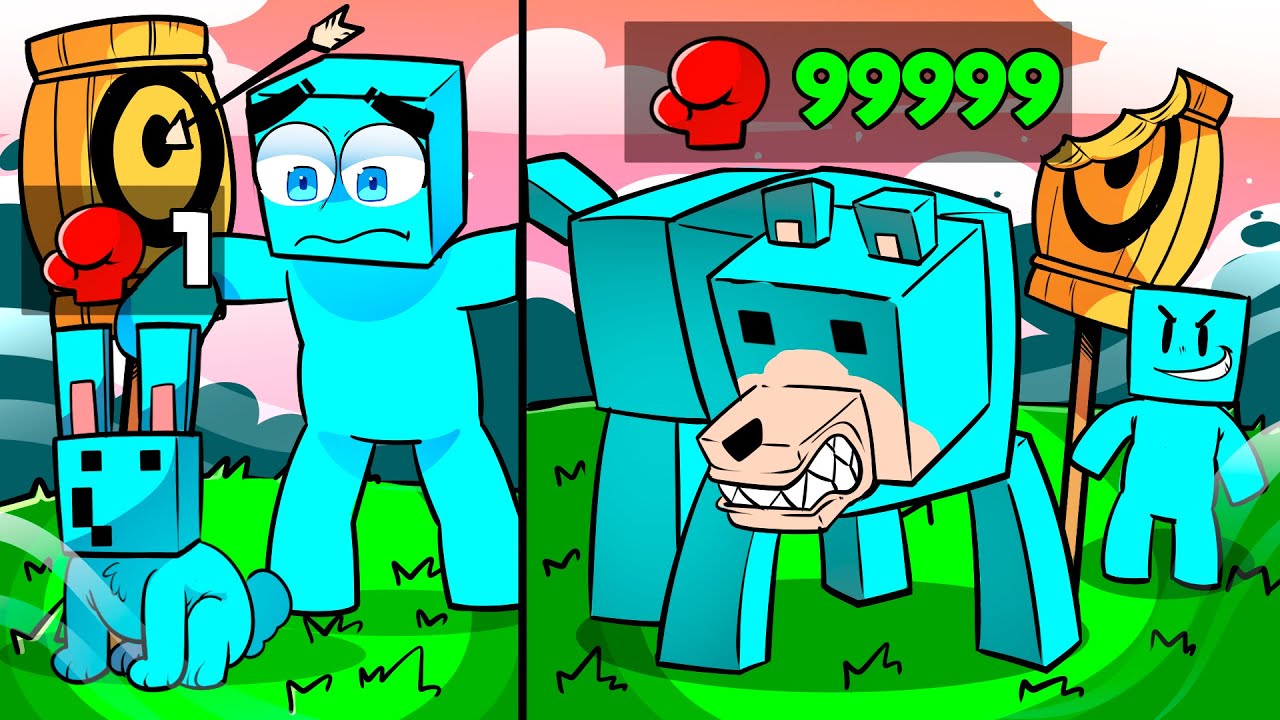 Evolui meu Pet de um Coelho Fraco Até um Monstro!