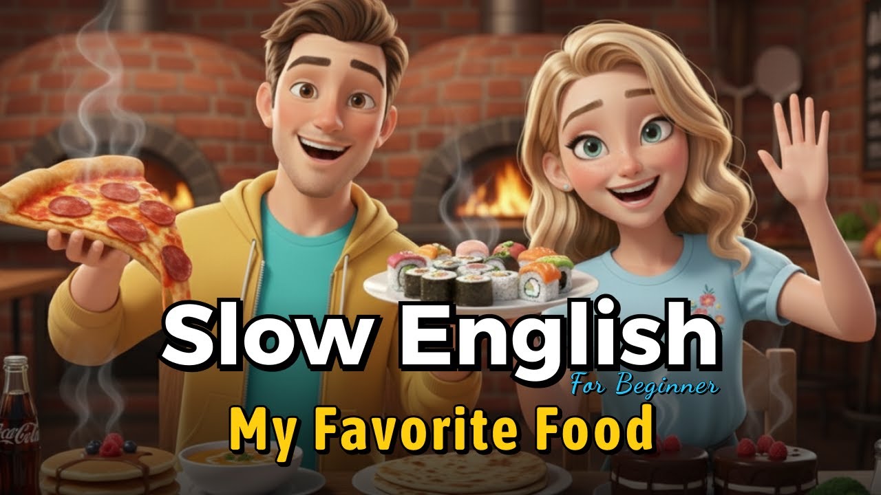 My Favorite Food 🎧 Easy English Conversation for Beginners