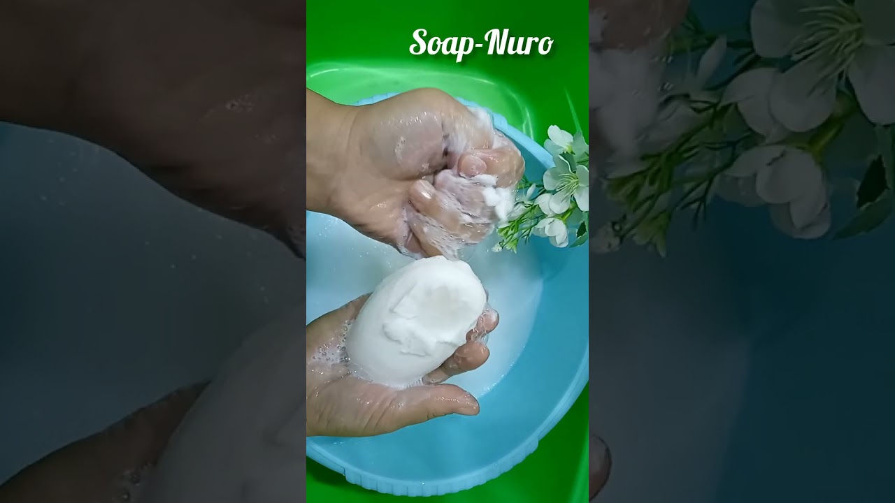 Lathering perfumed soap🧼🧼🧼