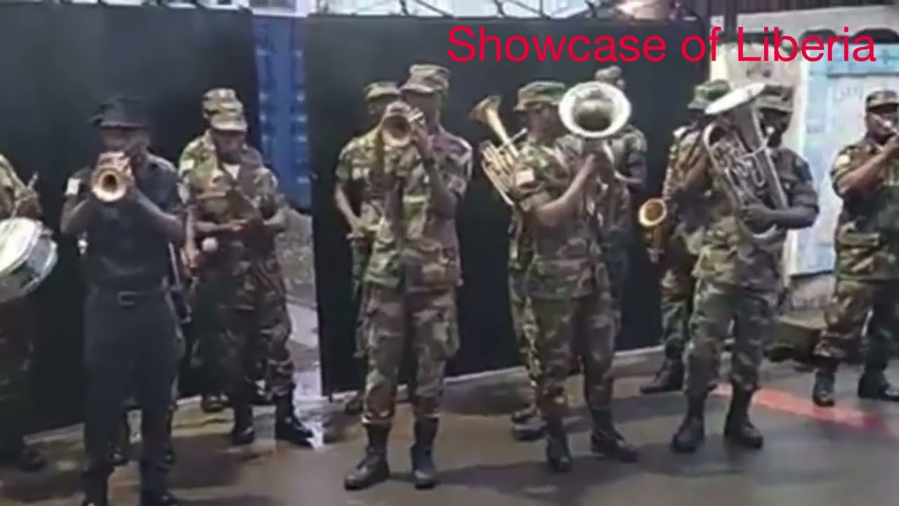 Liberia armed forces #band performing live #music in #liberia 2022