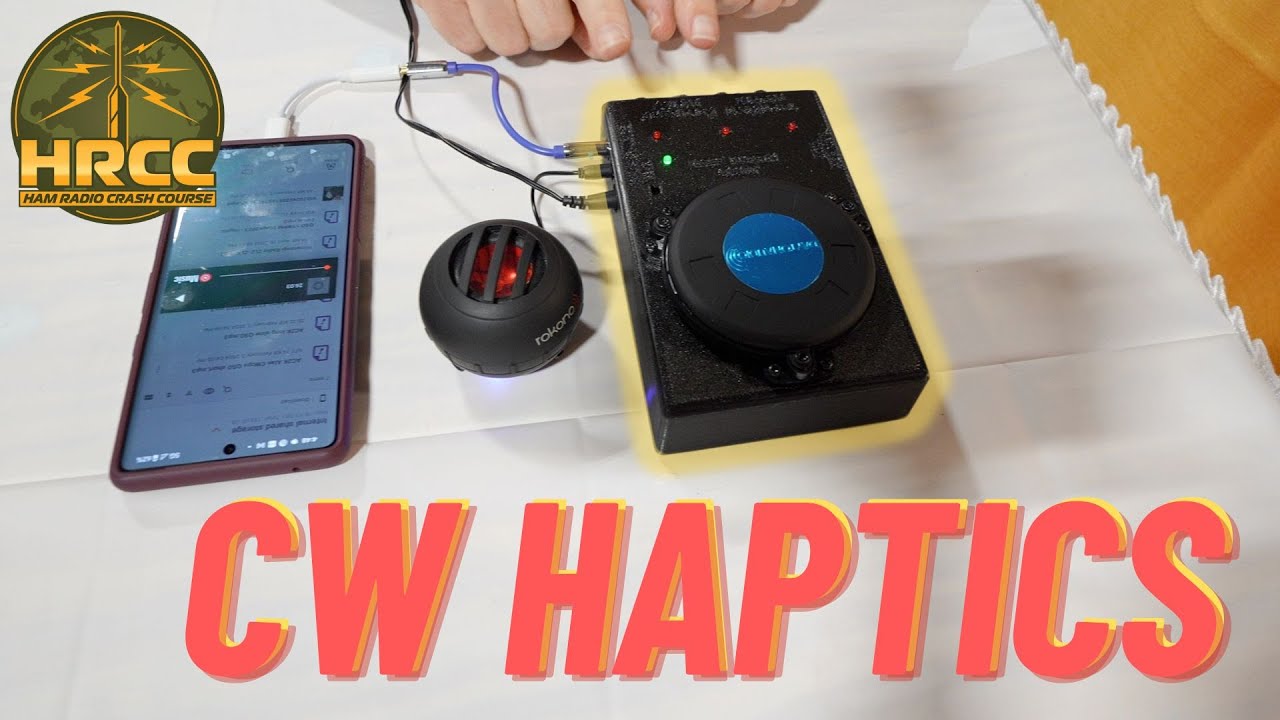 Morse Code Haptic Feedback  Device From Long Island CW Club!