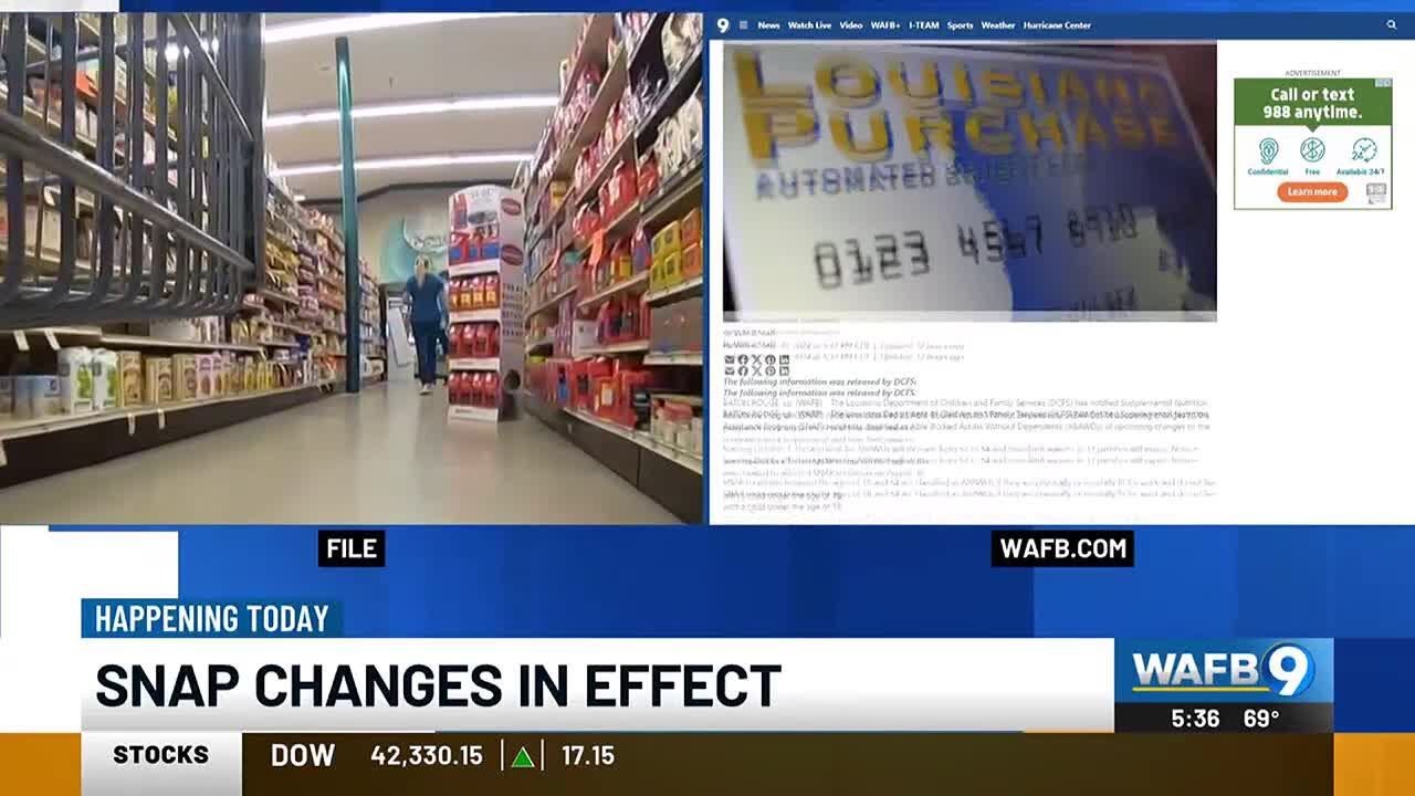 Changes to SNAP work requirements take effect on Oct. 1