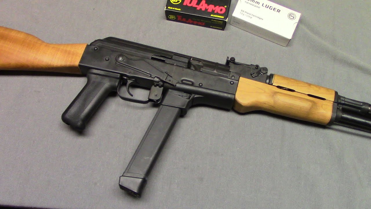 WASR-M 9mm AK Rifle. Romanian Mad Science Gone...Right.