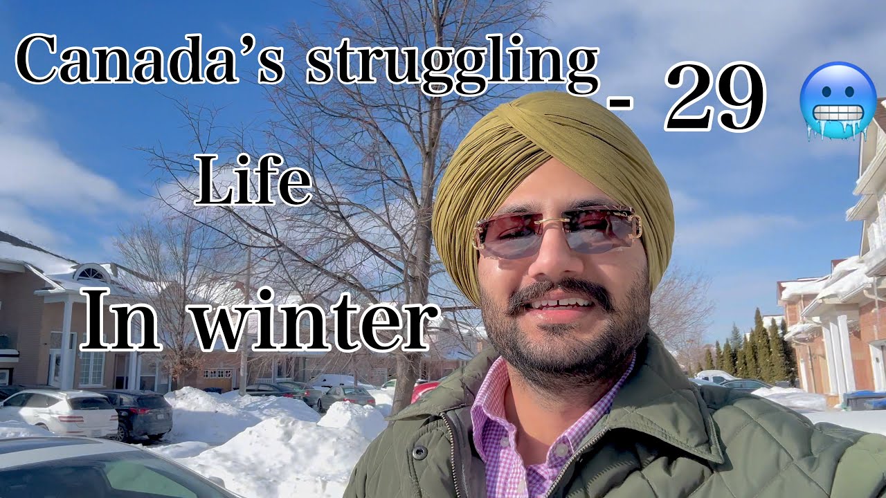 Snow days in Canada || ajo chliye gumn || Canada di winter life || Love maan vlogs 