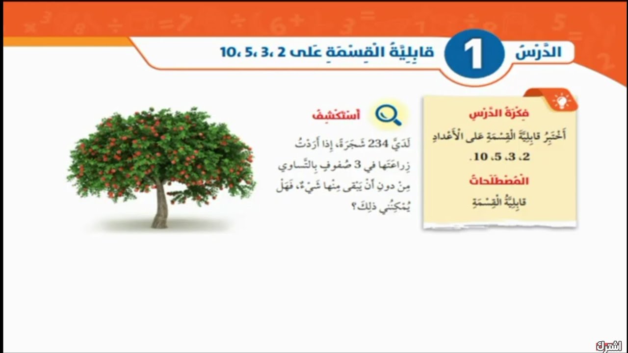 قابلية القسمة على 2، 3، 5، 10