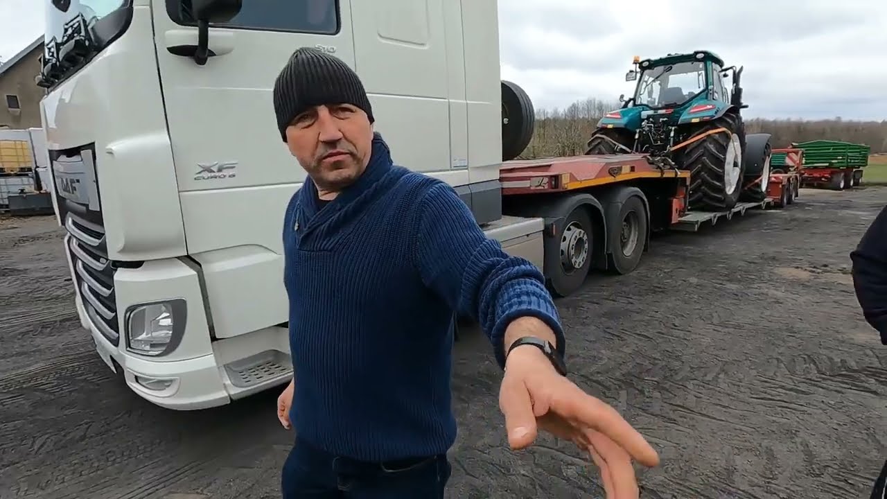 Budzimy Kierowcę Ciężarówki - Załadunek Na Lawetę