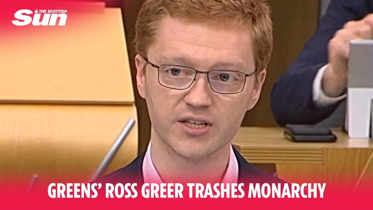 Ross Greer uses Indy debate to trash the monarchy attacking the King and Prince William