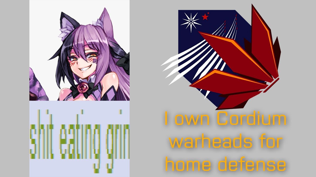 Crimson 1 is harassed by a catgirl