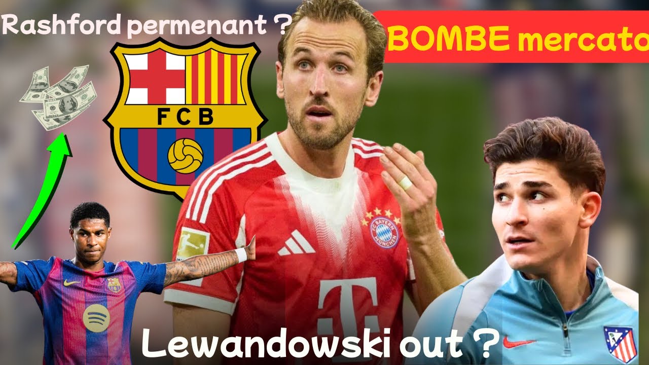 🚨BOMBE ! LEWANDOWSKI PART DU BARÇA ? ÁLVAREZ + KANE EN APPROCHE + RASHFORD RESTE ! 💰🔥