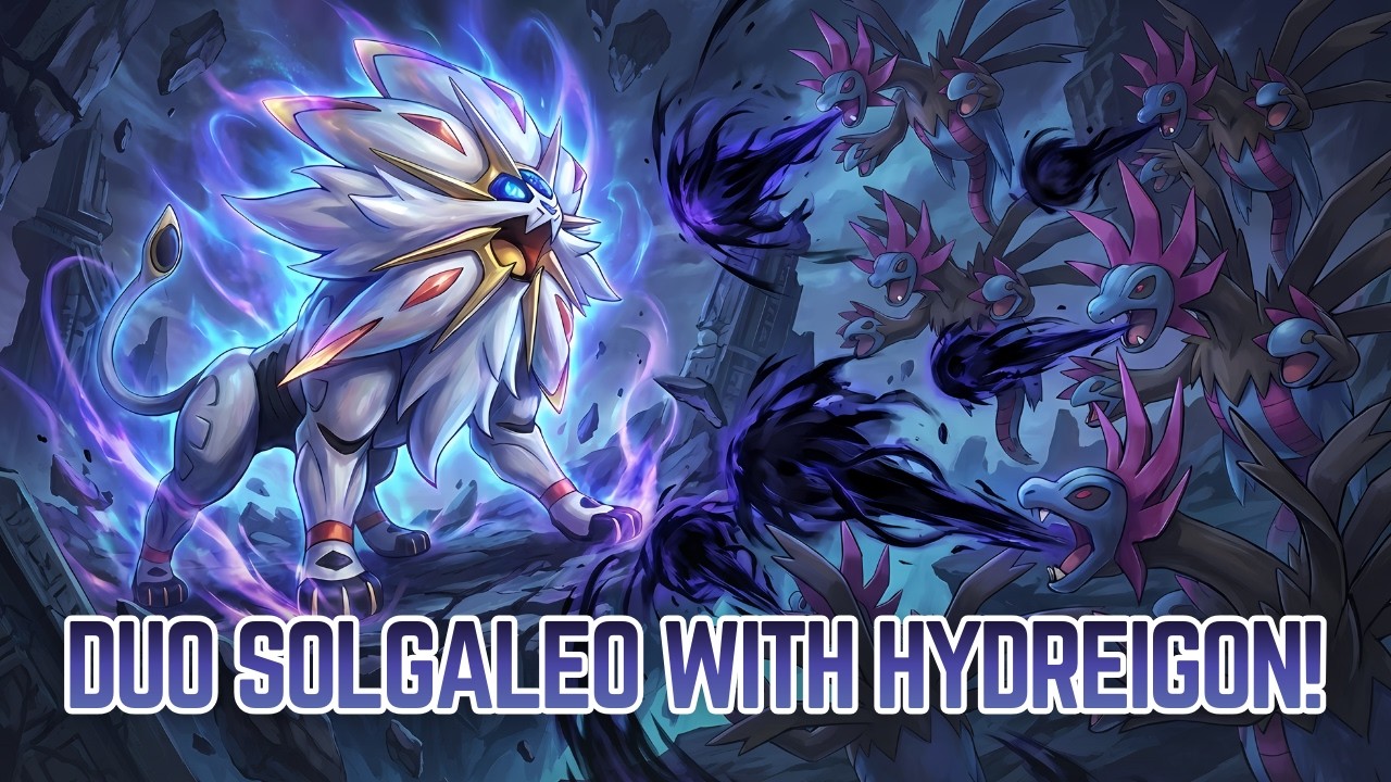 DUO! Solgaleo DEFEATED by Hydreigon Brutal Swing!