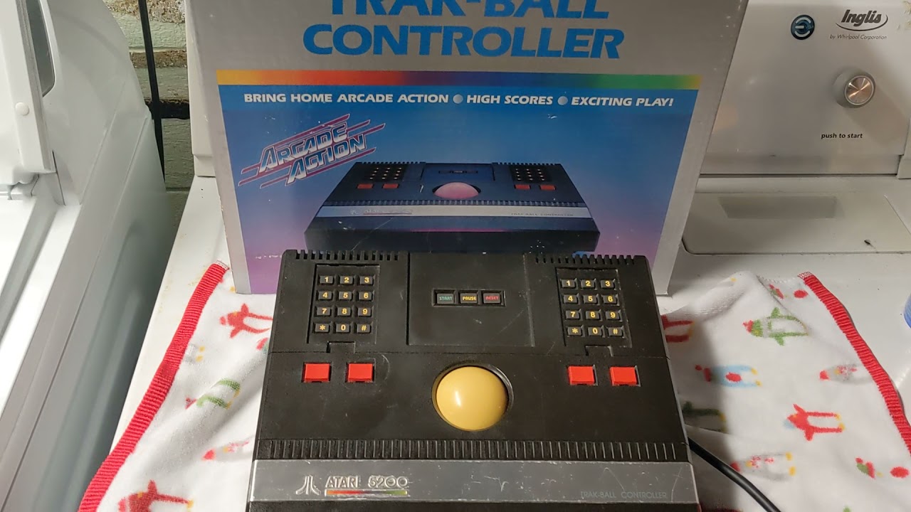 Atari 5200 Trak-Ball controller serial #00249. CX53