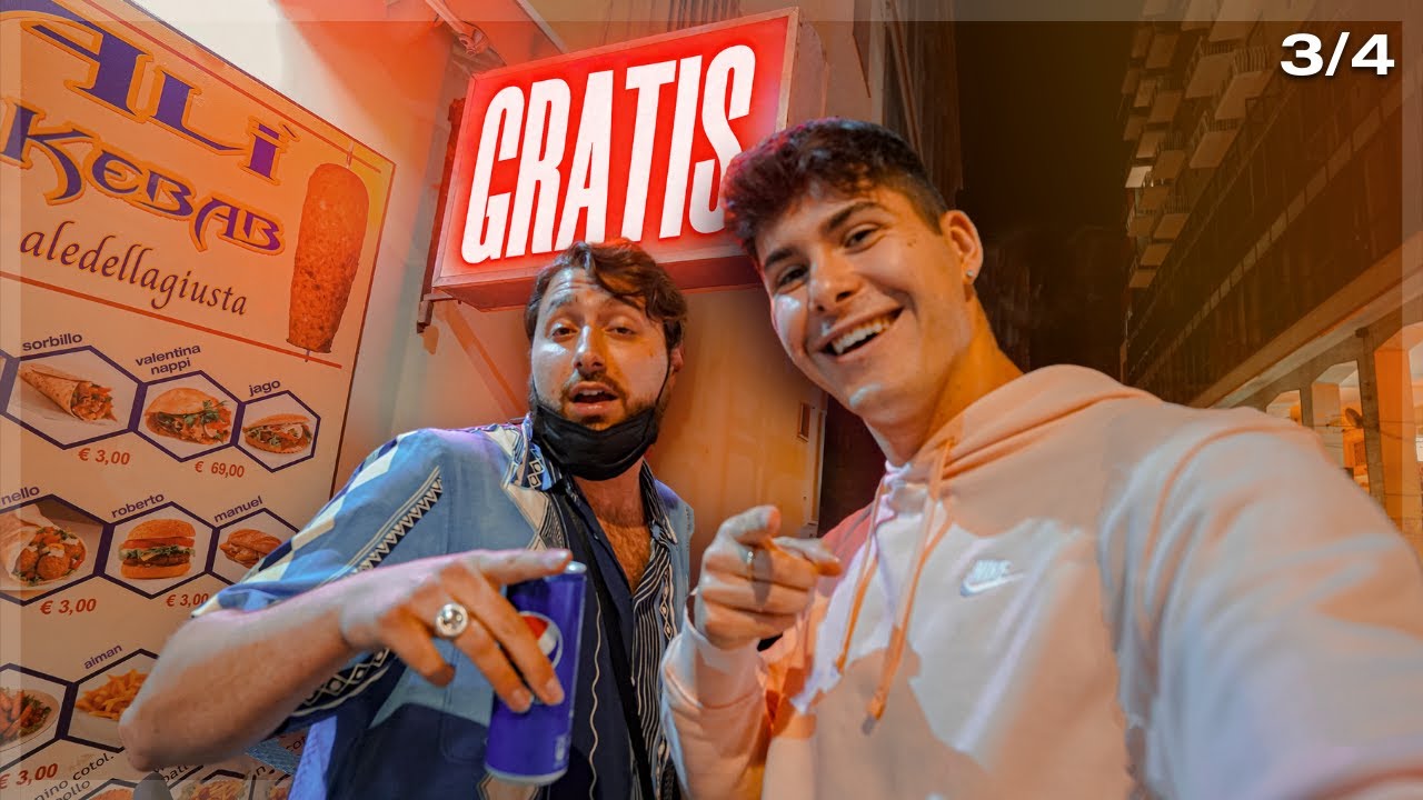 24H GRATIS A NAPOLI (ft. @NELLOTAVER @JAGOartist e Gino Sorbillo) - Coraggio Napoletano pt.3
