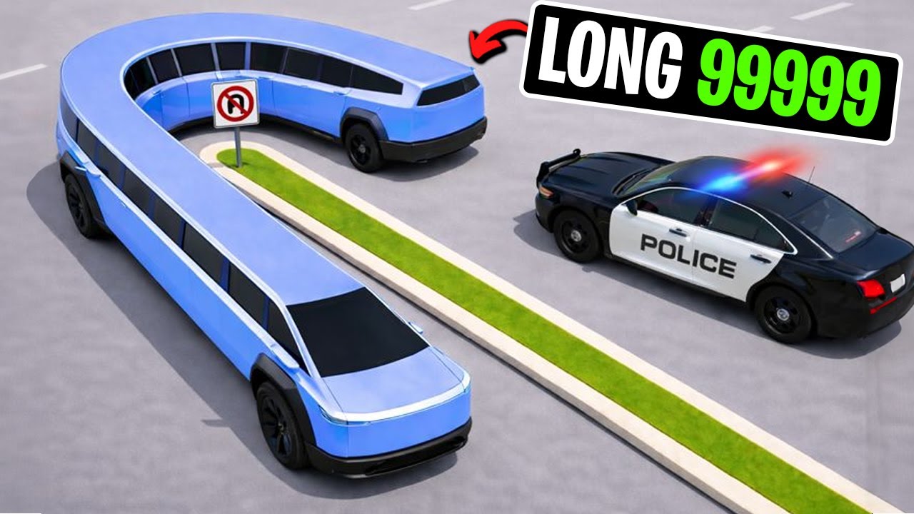 Every Time I Crash, My Tesla Gets Longer in GTA 5