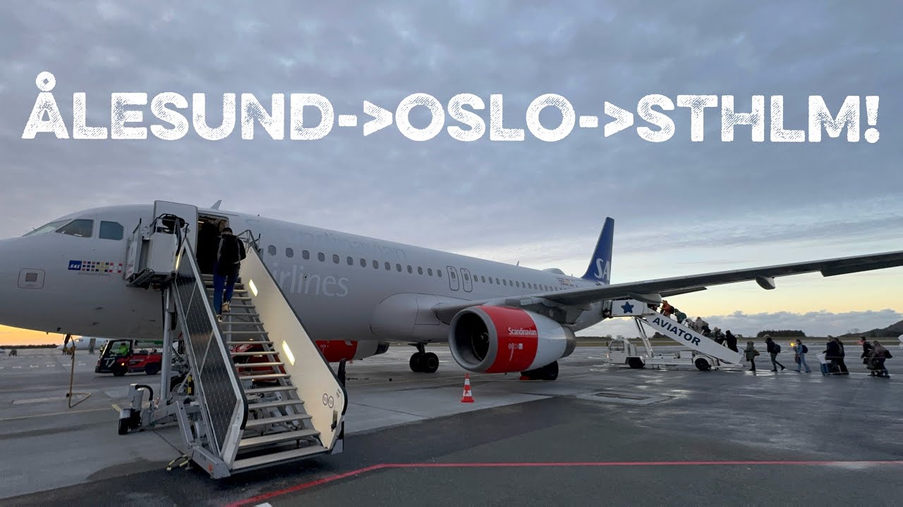 Flyger Från Ålesund Till Stockholm!
