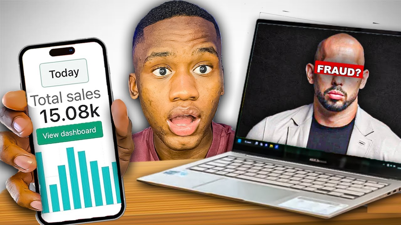 Trying the famous Andrew Tate's Online Course….