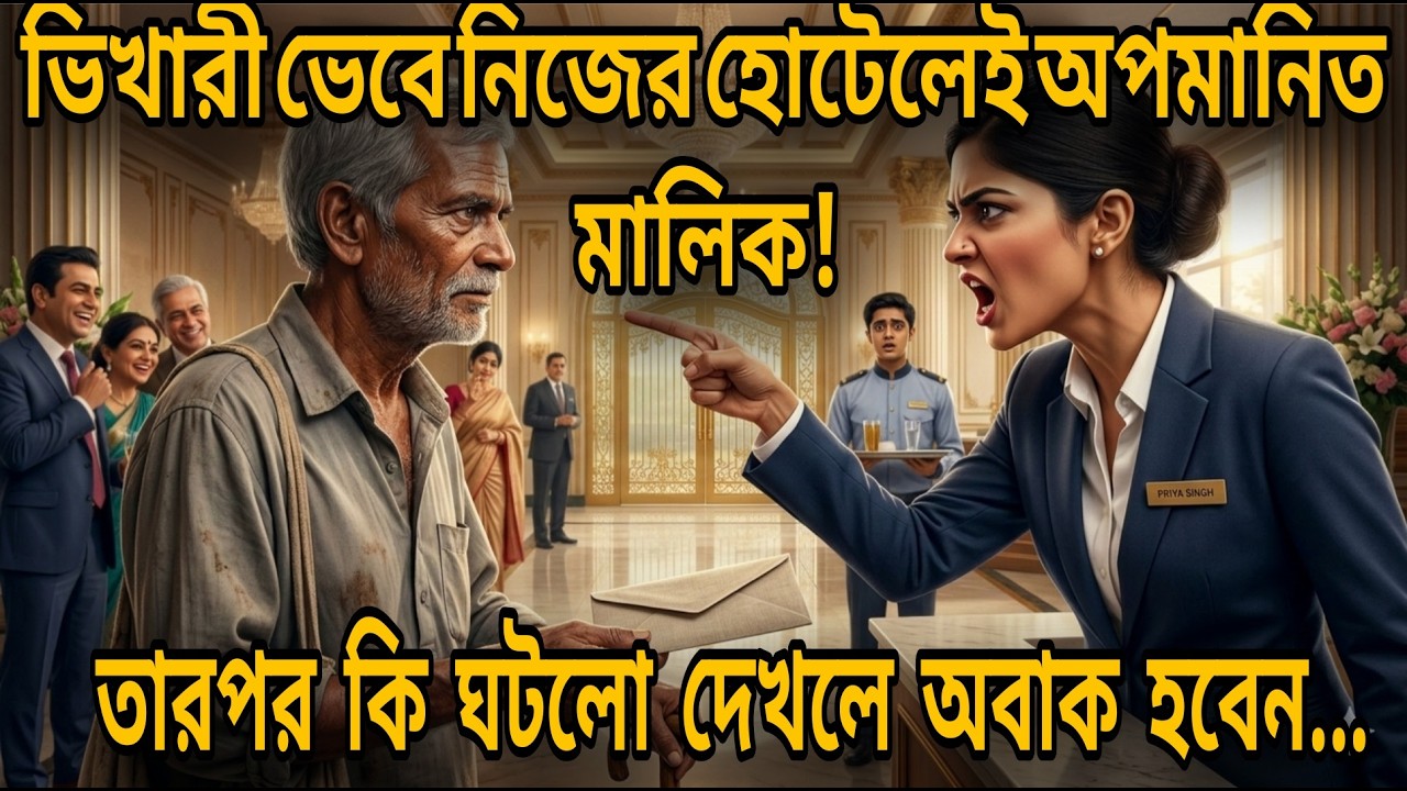 হোটেলের মালিক যখন ভিখারি বেশে নিজ হোটেলে! অতপর... শেষ পরিণতি শুনলে আপনাকে চমকে দেবে!