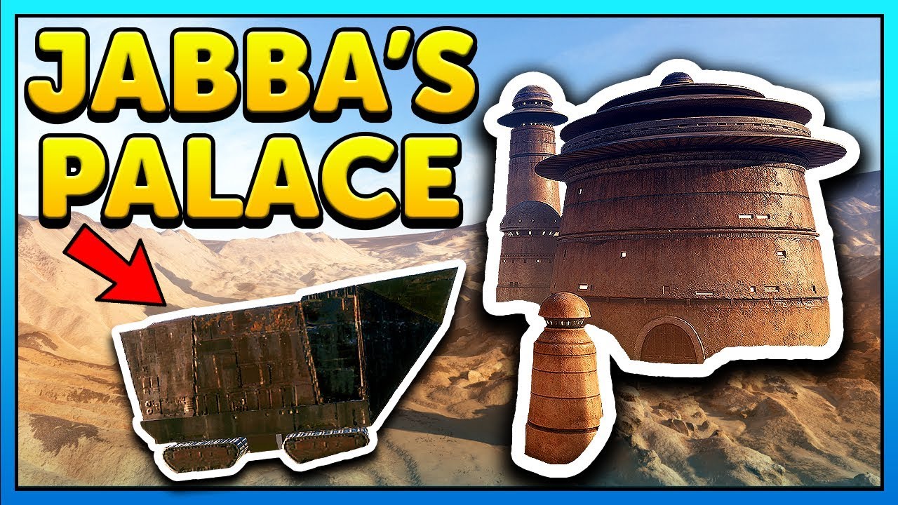 JABBA'S PALACE Secrets EXPLORED - Star Wars Battlefront 2 Out of Bounds