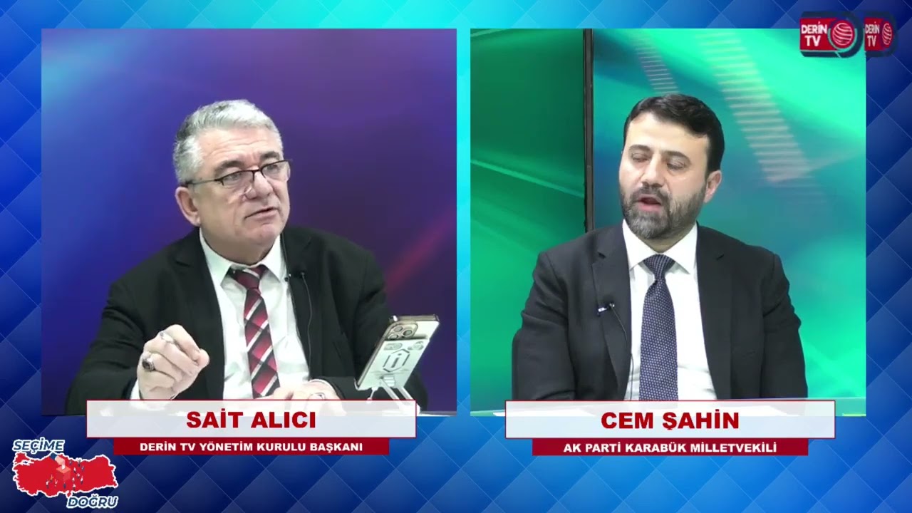 AK PARTİ KARAB&Uuml;K MİLLETVEKİLİ CEM ŞAHİN CANLI YAYINI 25.03.24