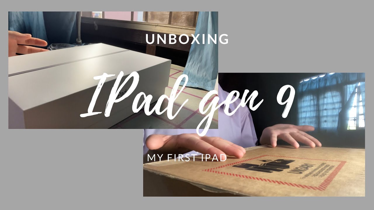 Unboxing my iPad 9th generation in 2022 + accessories | ASMR