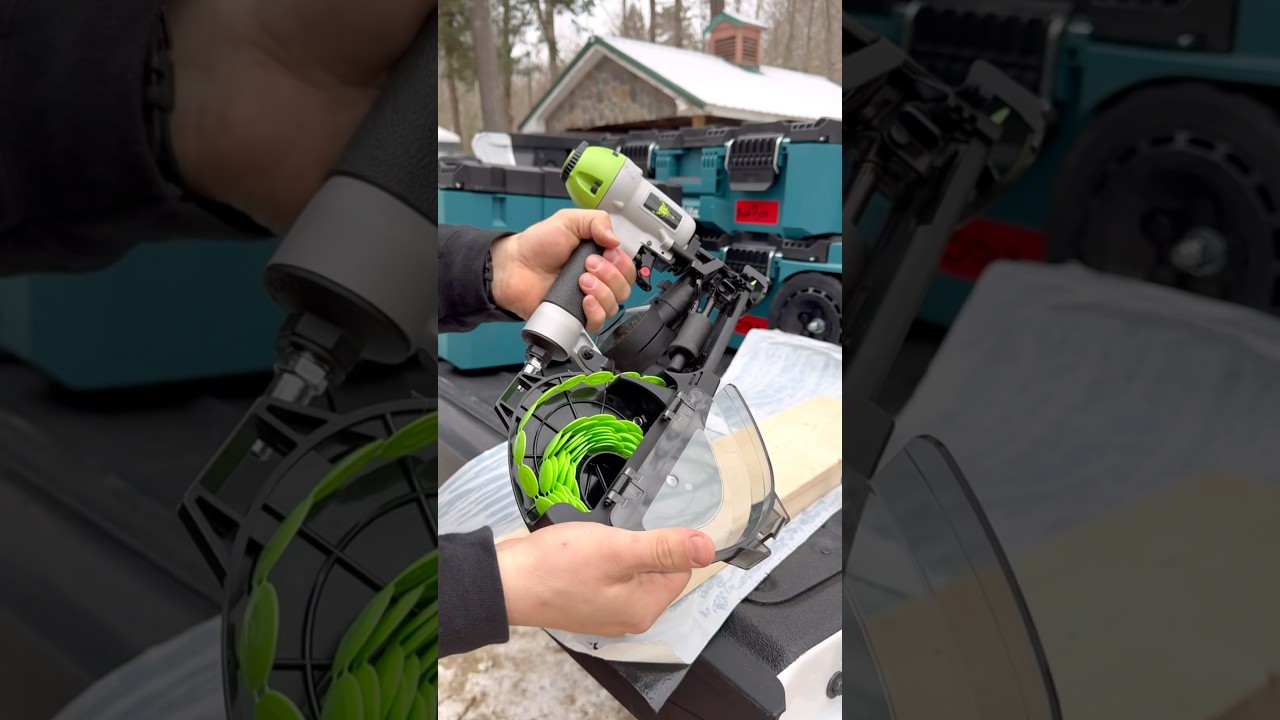 Stinger Cap Nailers are the BEST! #diy #construction #tools