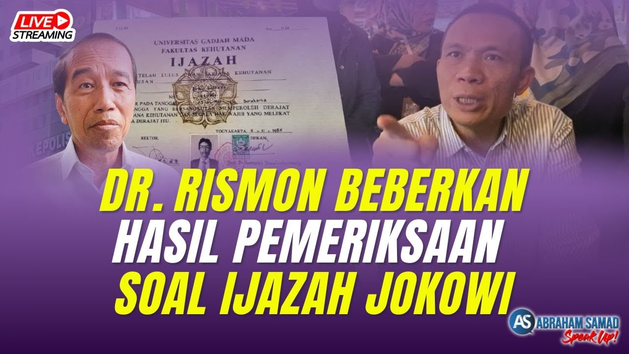 🔴 LIVE | Dr. Rismon Dicecar 97 Pertanyaan Dalam Kasus Ijazah Jokowi