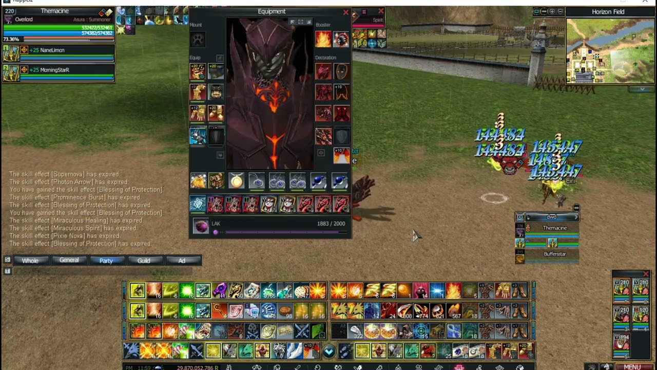 RappelzOfficial Overlord Atack test 2x wind pixie