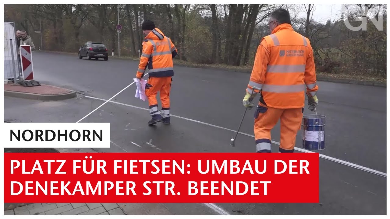 Mehr Platz für Fahrräder: Umbau der Denekamper Straße in Nordhorn beendet | GN-Online