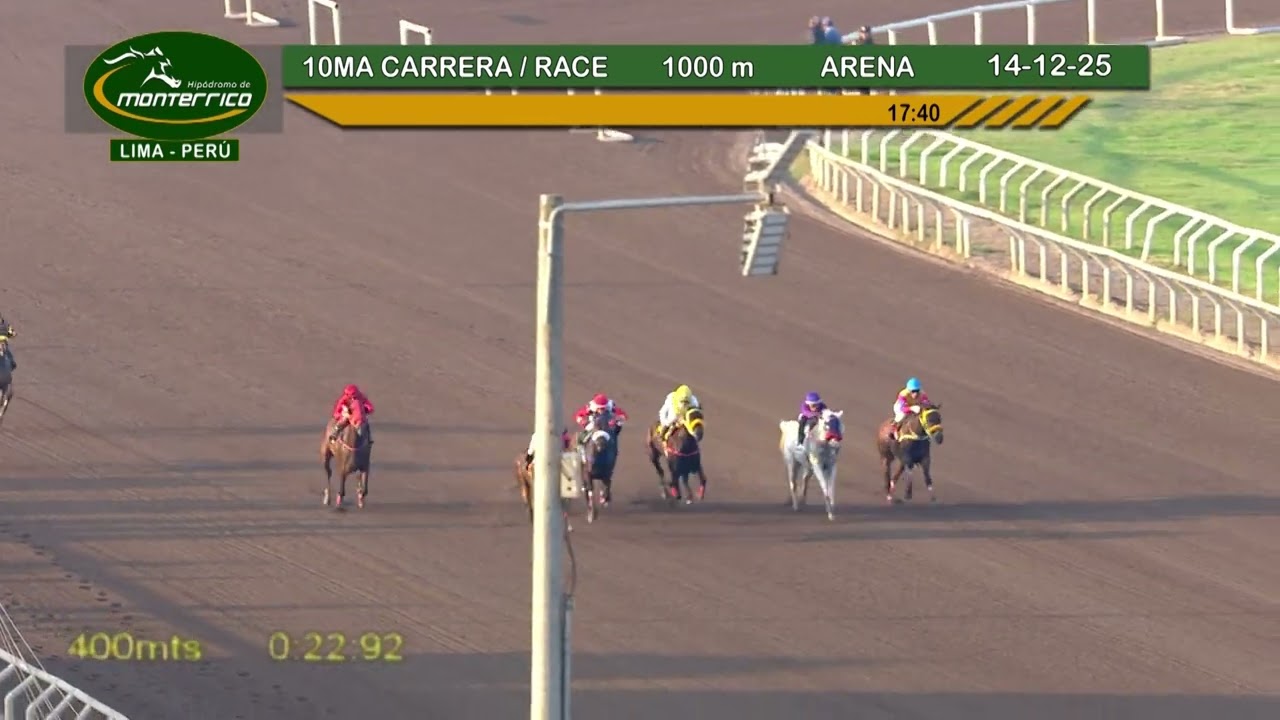 Hip&oacute;dromo Monterrico  - 10ma Carrera 14 Diciembre 25