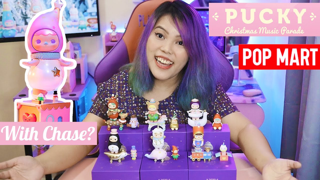 Unboxing Pucky Christmas Music Parade by Pop Mart + GIVEAWAY!