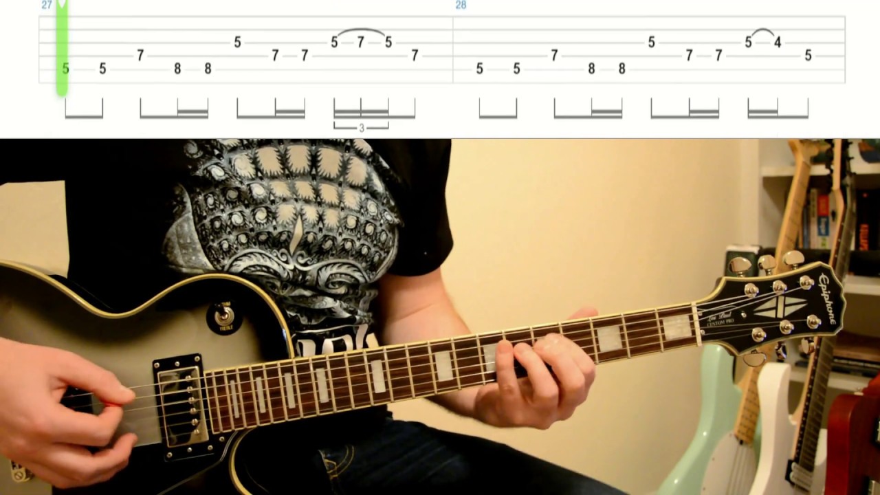 Tool - H. (guitar cover + tab)