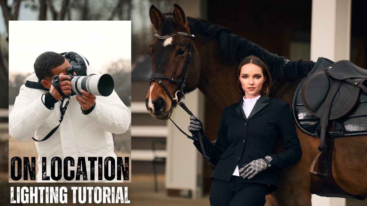 How to Photograph Horses in Freezing Temperatures with Two Strobes | Samuel Bouret